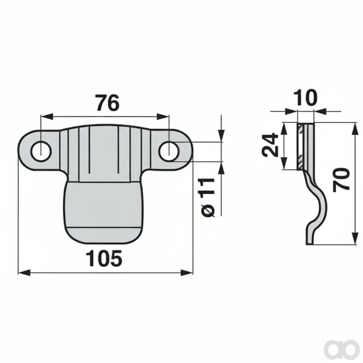 Case IH - 00510155 - Messerhalter Anstelle Von Case Prillinger