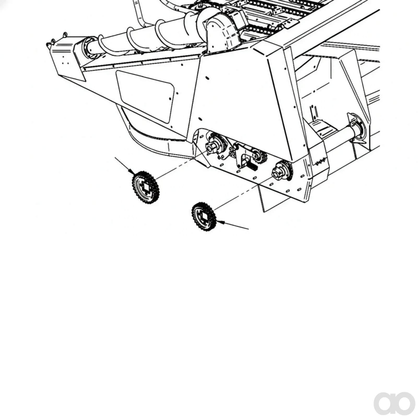Case IH - 47383861 - Dia-Satz, Haecksler