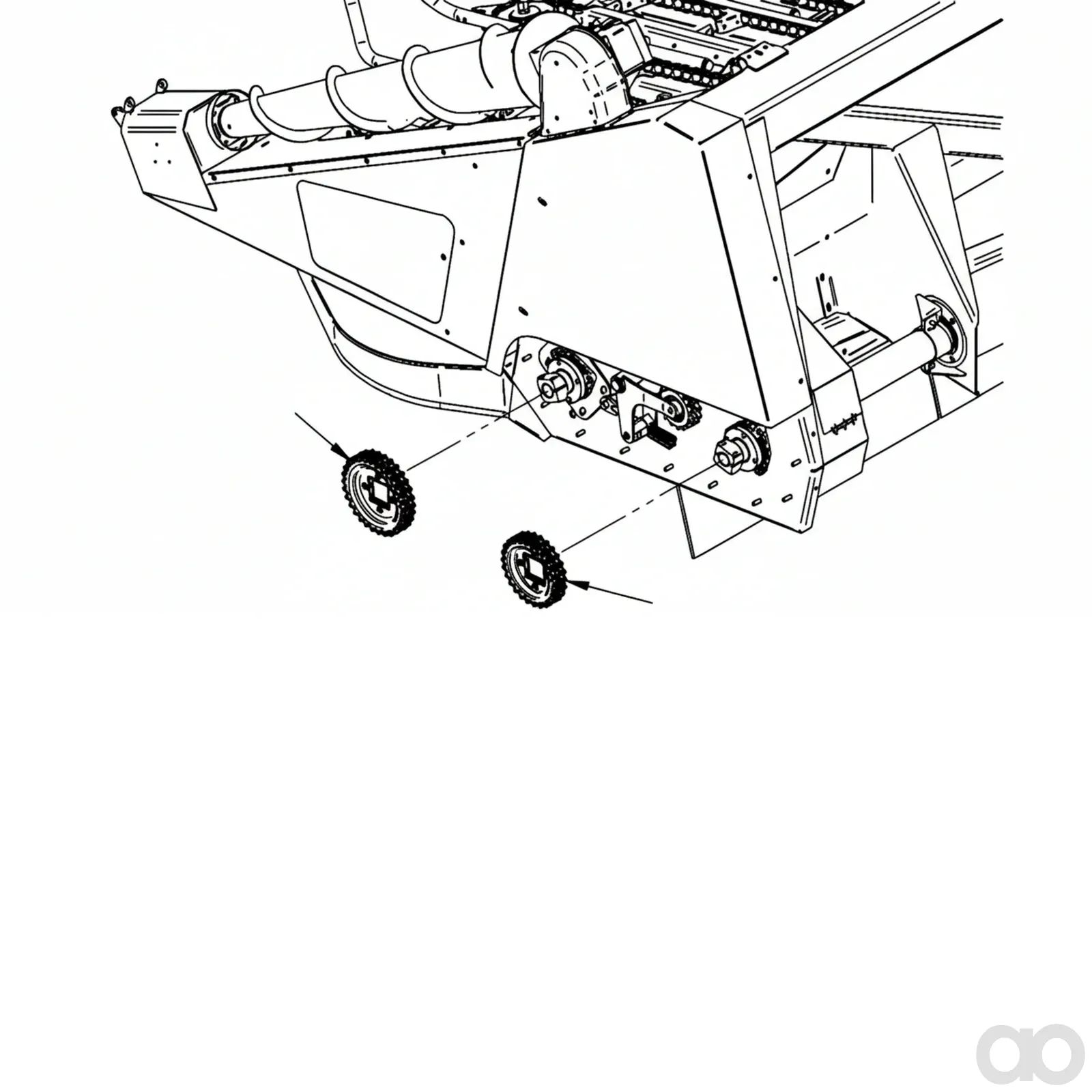 Case IH - 47383862 - Dia-Satz, Haecksler