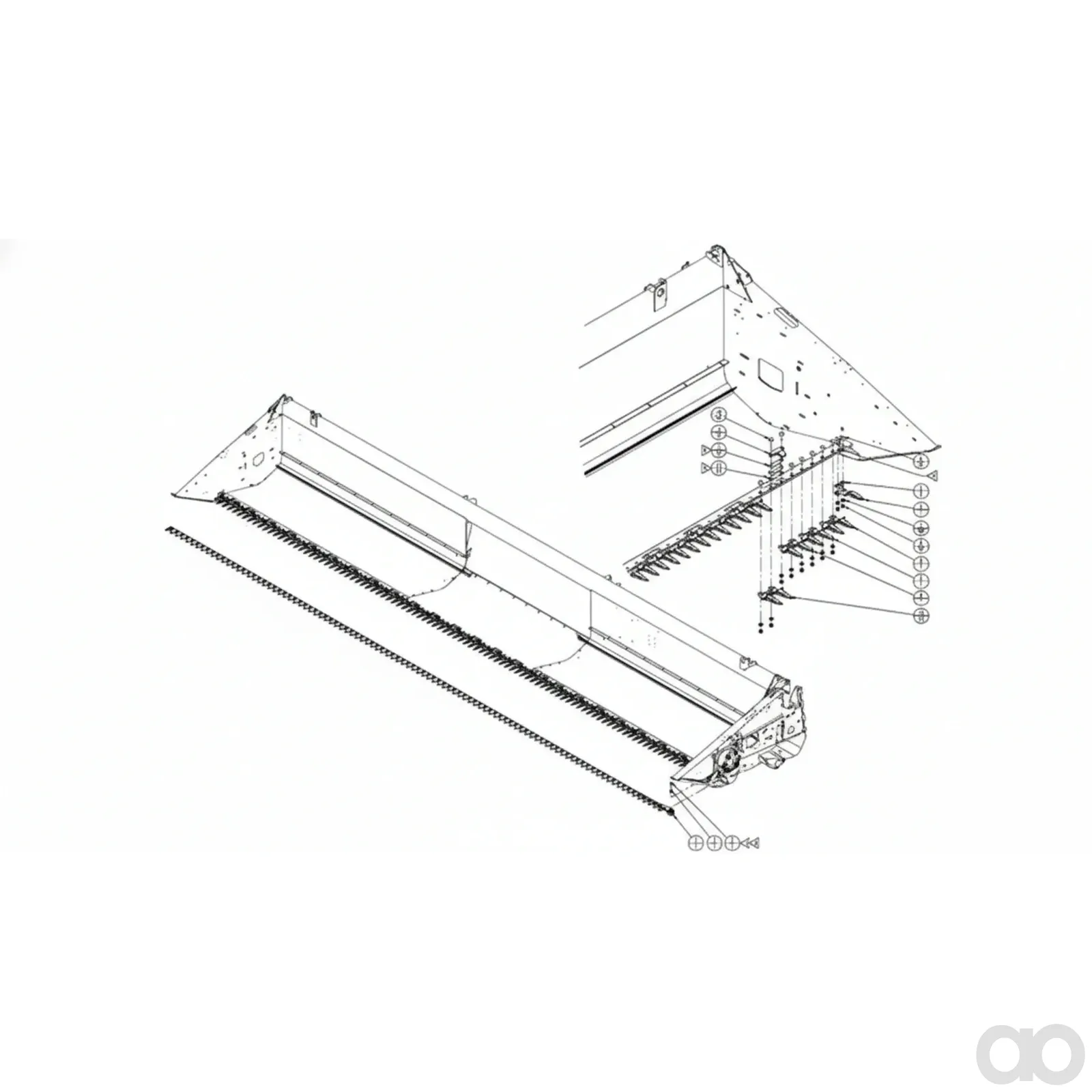 Case IH - 47490514 - Dia-Satz, Haecksler