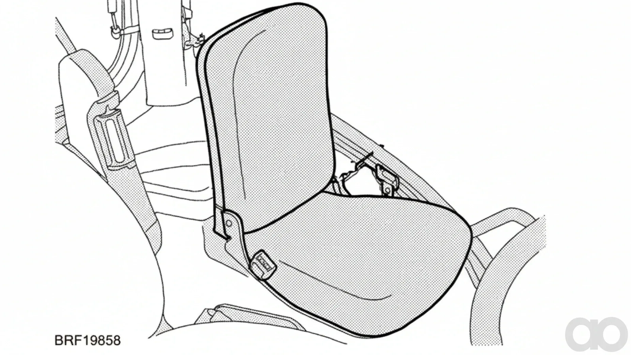 Case IH - 718121251 - Klappsitz fuer Fahrlehrer