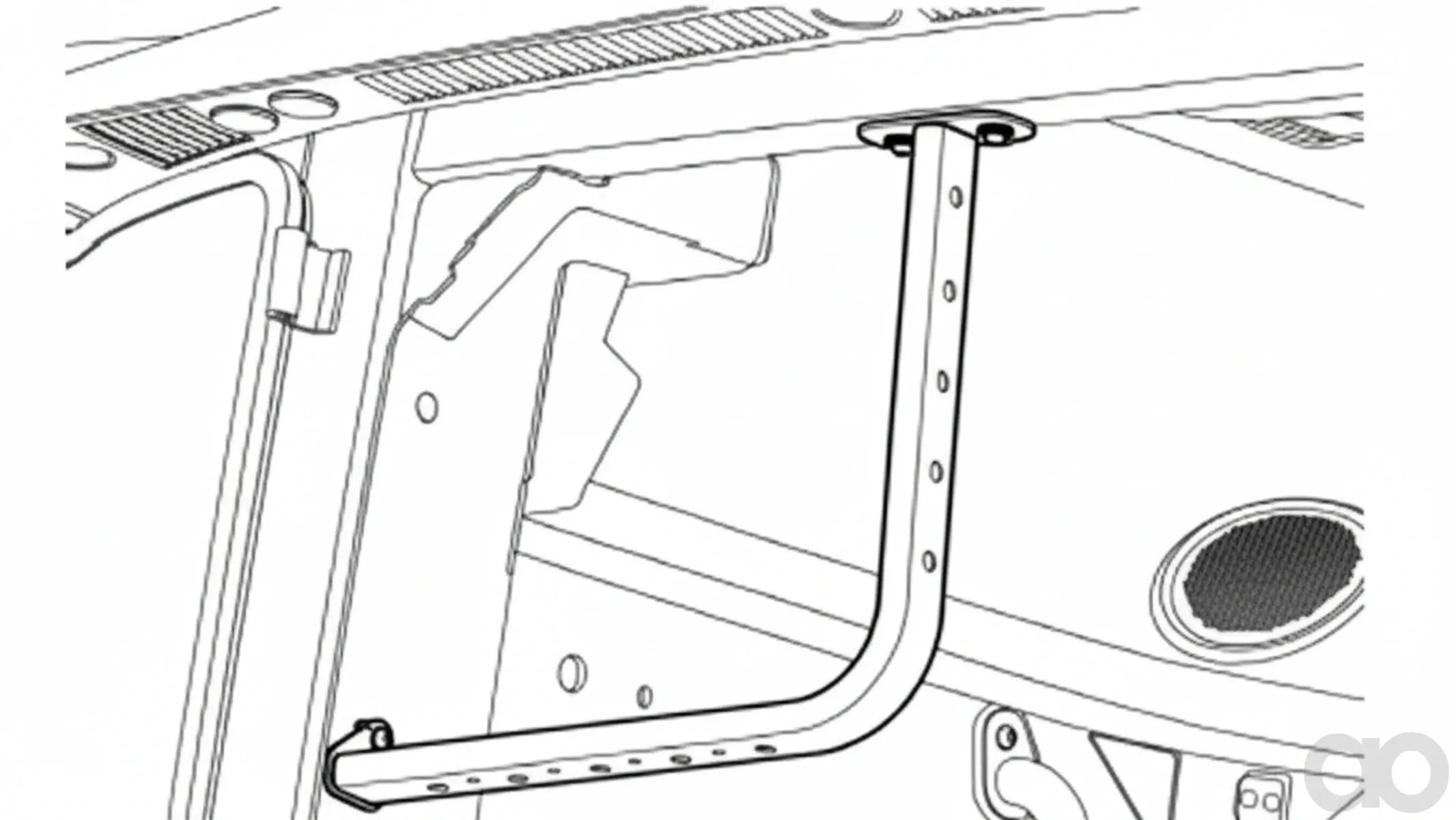 Case IH - 718130080 - Geraetemonitor-Montagehalterung-Satz