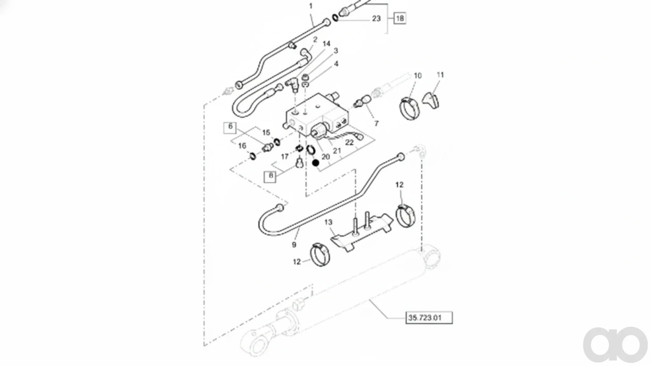 Case IH - 718391039 - Satz Dia, Crawler Exc