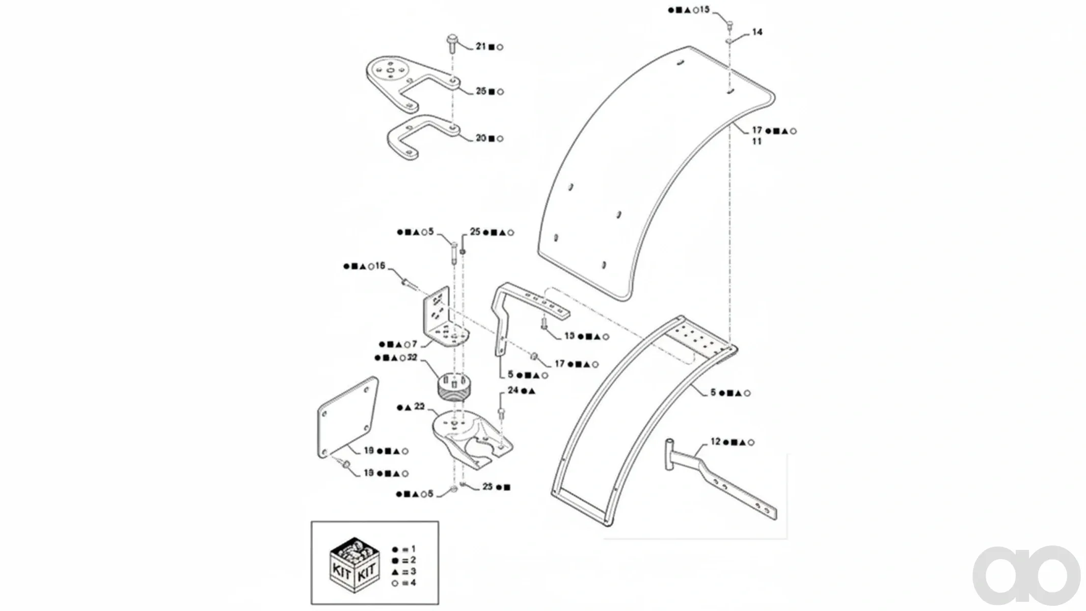 Case IH - 84598660 - Service-Satz