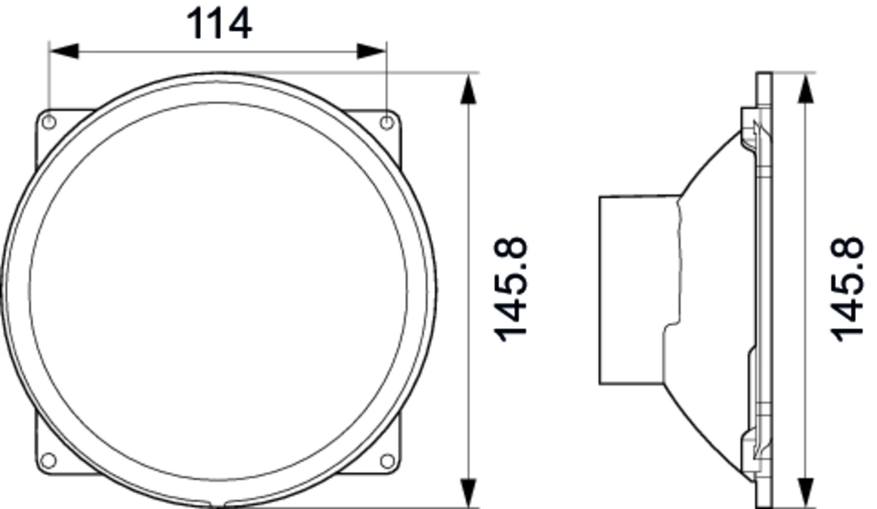 HELLA - 1A3 997 262-037 - Hauptscheinwerfer, M133, 12V