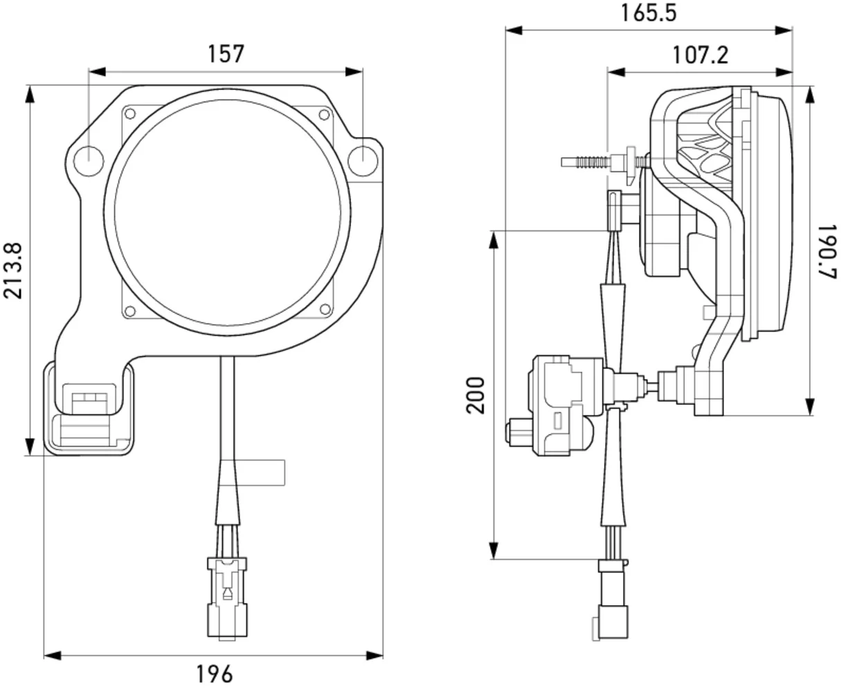 HELLA - 1A3 997 262-037 - Hauptscheinwerfer, M133, 12V