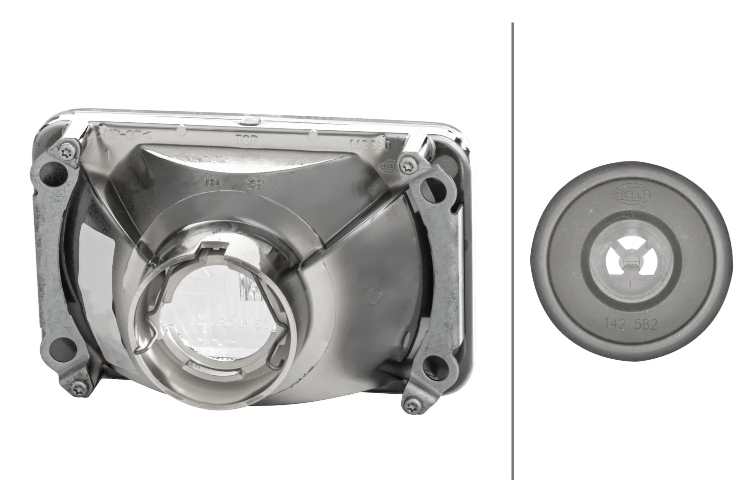 HELLA - 1AB 006 977-021 - Halogen-Scheinwerfereinsatz, Hauptscheinwerfer, 12V