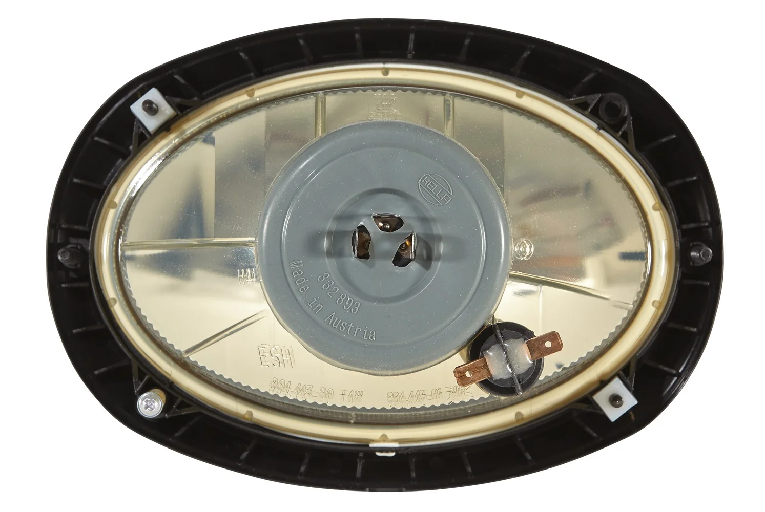 HELLA - 1AB 996 157-091 - Halogen-Hauptscheinwerfer, Oval 120, 12V