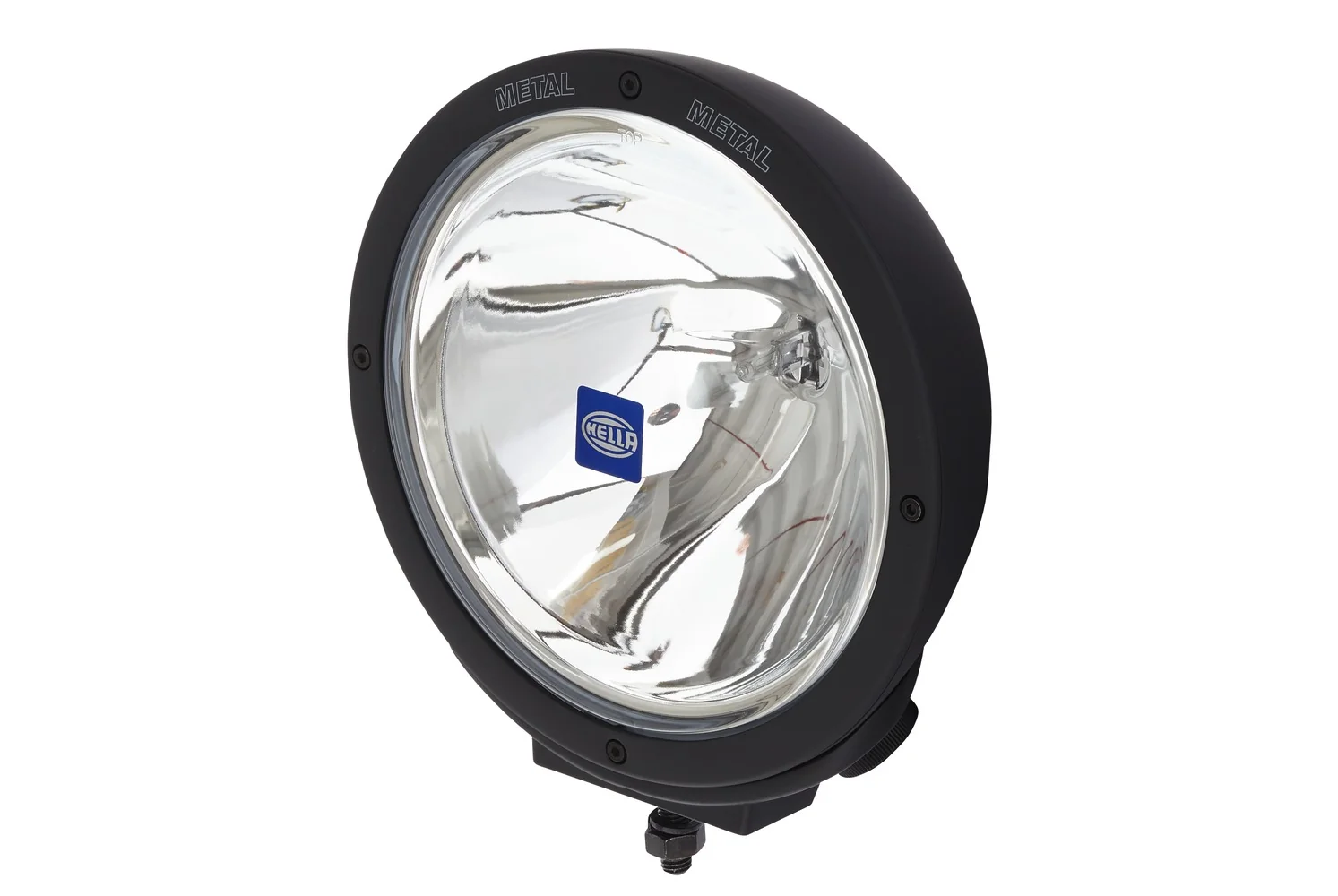 HELLA - 1F8 007 560-121 - Halogen-Fernscheinwerfer, Rallye 4000 Metal, 12V