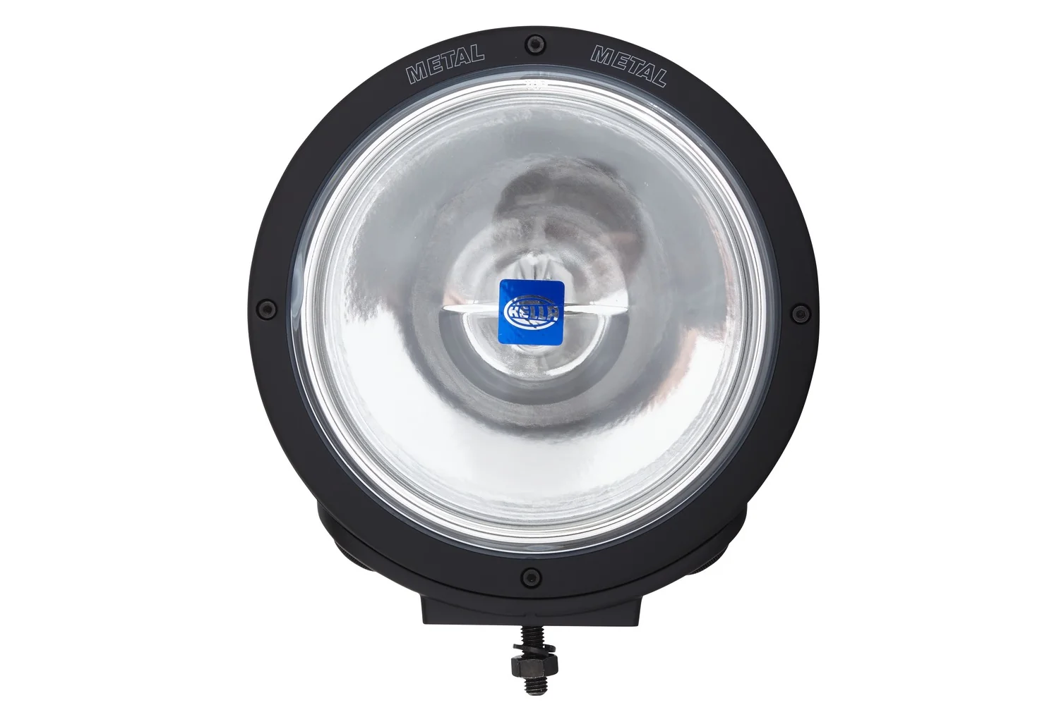 HELLA - 1F8 007 560-121 - Halogen-Fernscheinwerfer, Rallye 4000 Metal, 12V