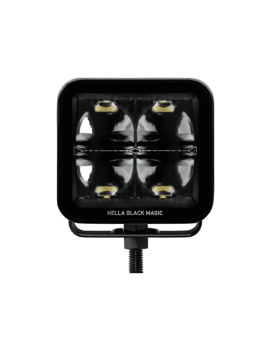 HELLA - 1FA 358 176-861 - LED-Fernscheinwerfer, Black Magic Edgeless Cube 3.2", 12/24V, 3000lm