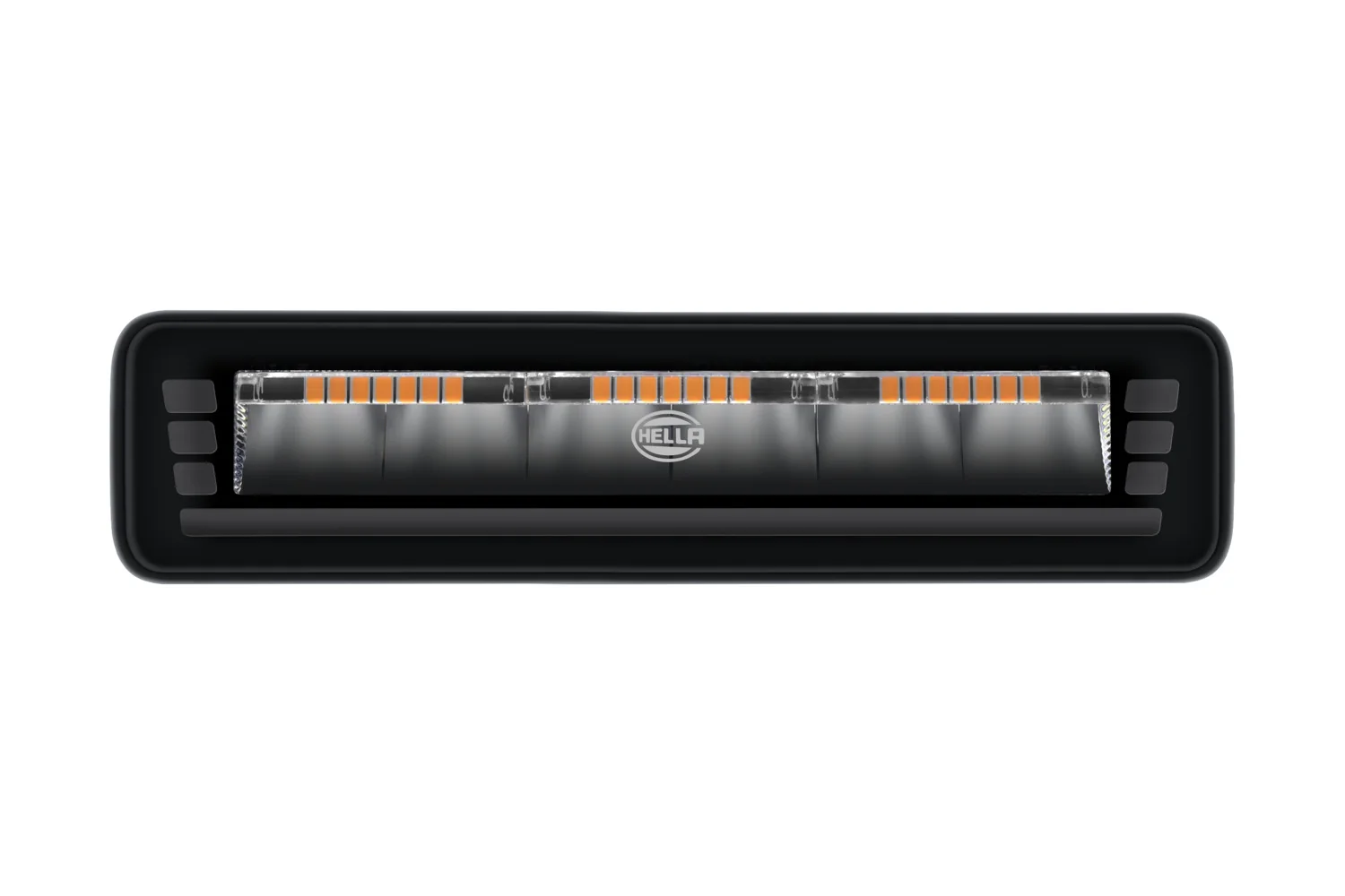 HELLA - 1FB 358 236-211 - Lightbar, Black Magic Edgeless Pro 7" Mini, 12/24V, weiß/gelb (amber)/weiß
