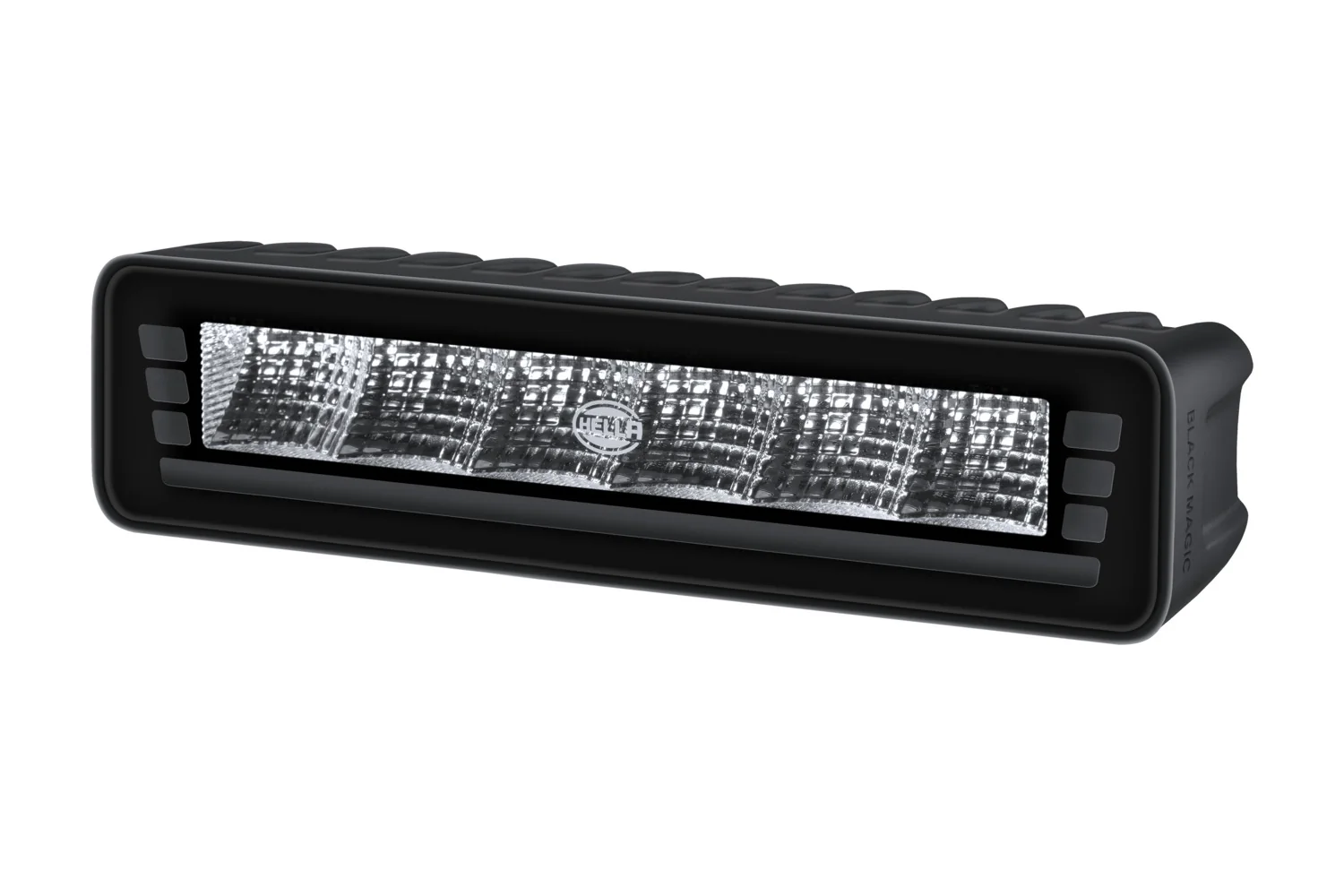 HELLA - 1FB 358 236-231 - Lightbar, Black Magic Edgeless Pro 7" Mini, 12/24V, weiß/gelb (amber), 2125l