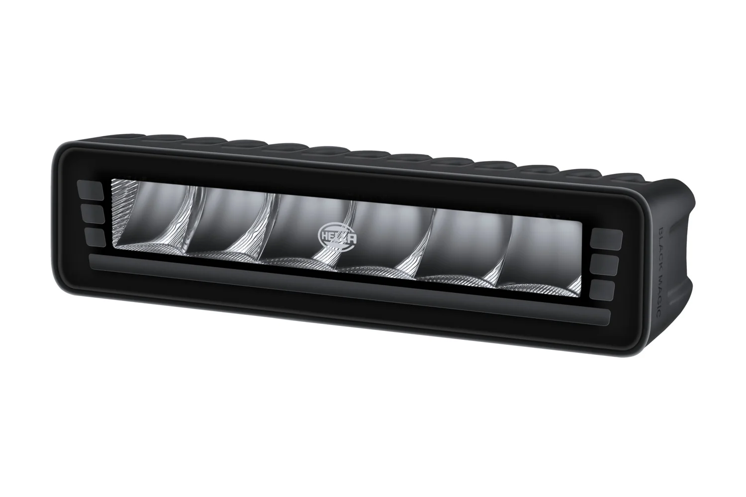 HELLA - 1FB 358 236-241 - Lightbar, Black Magic Edgeless Pro 7" Mini, 12/24V, weiß/gelb (amber), 2152l