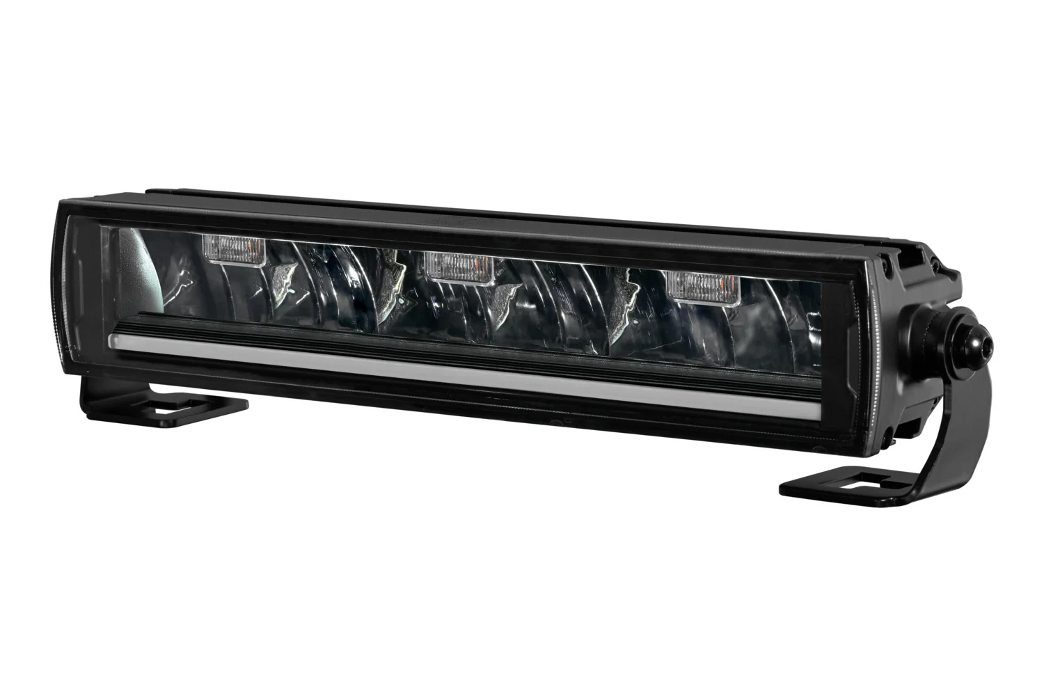 HELLA - 1FE 357 666-011 - LED-Lightbar, LBE 2 310FL, 12/24V, weiß/gelb (amber), 3800lm