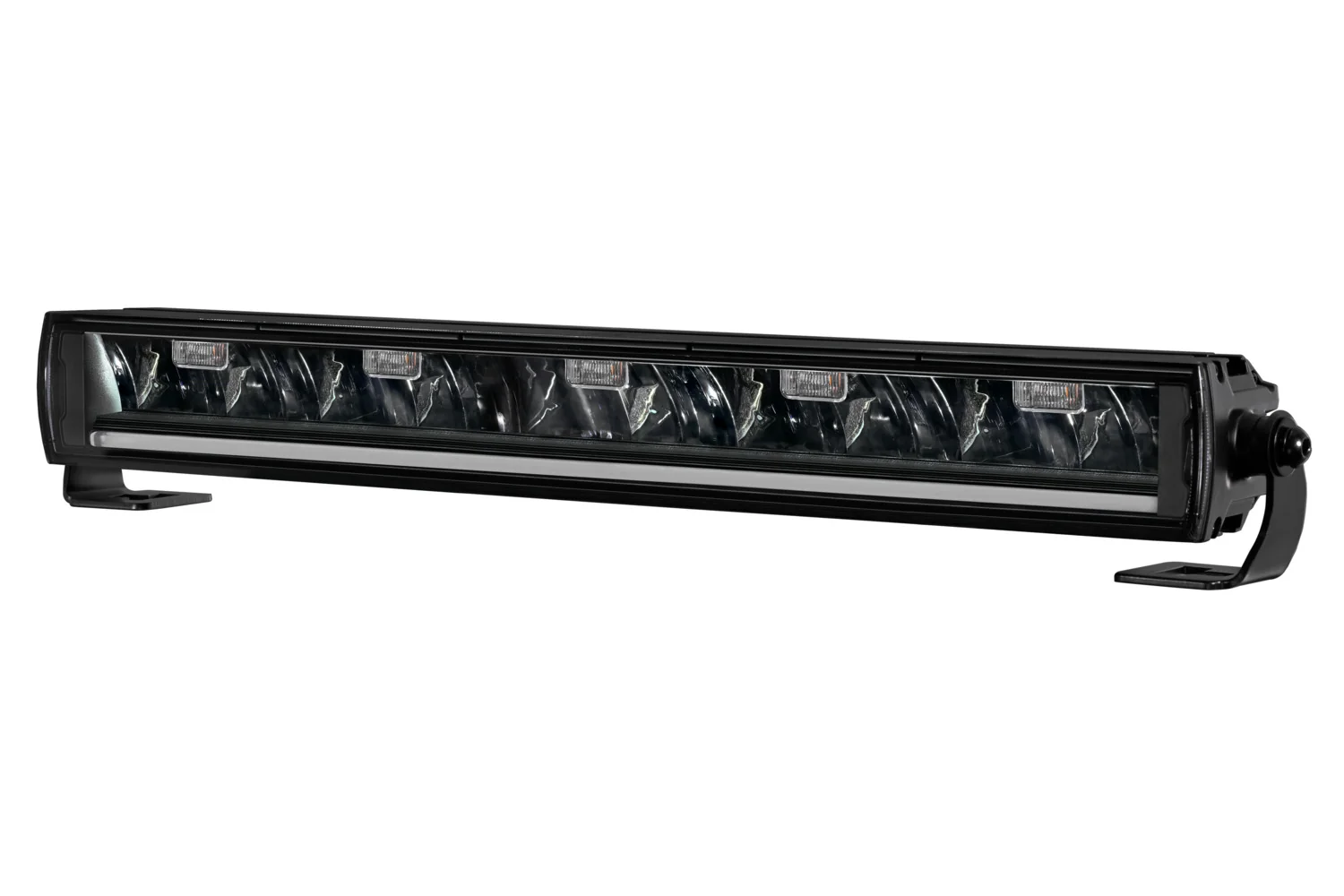 HELLA - 1FE 357 666-031 - LED-Lightbar, LBE 2 490FL, 12/24V, weiß/gelb (amber), 4400lm