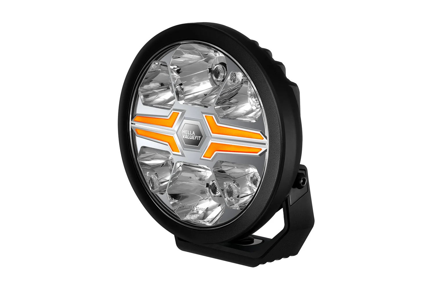 HELLA - 1FJ 357 198-061 - LED-Fernscheinwerfer, Blade Black 7", 12/24V, weiß/gelb (amber), 1670lm