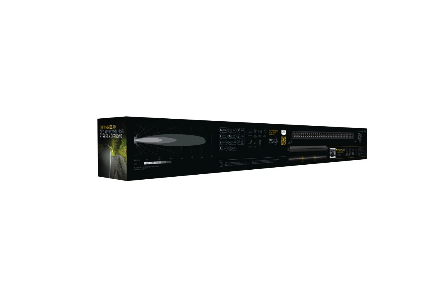 HELLA - 1FJ 358 196-311 - LED-Fernscheinwerfer, Black Magic Tough Lightbar 32", 12/24V, 5410lm