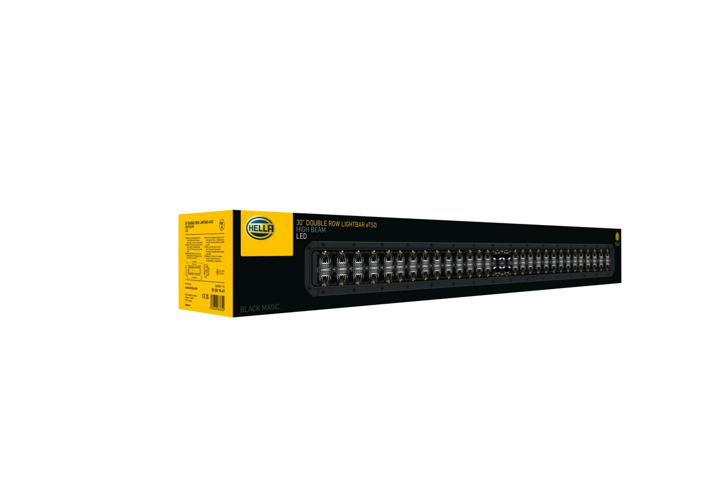 HELLA - 1FJ 358 196-411 - LED-Fernscheinwerfer, Black Magic Tough Lightbar 30", 12/24V, 7900lm