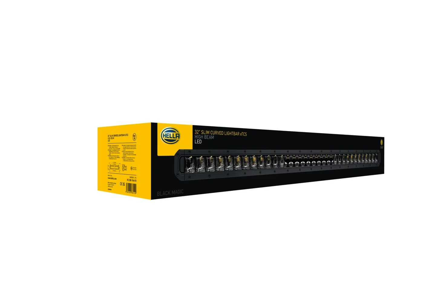 HELLA - 1FJ 358 196-511 - LED-Fernscheinwerfer, Black Magic Tough Lightbar 32", 12/24V, 5410lm