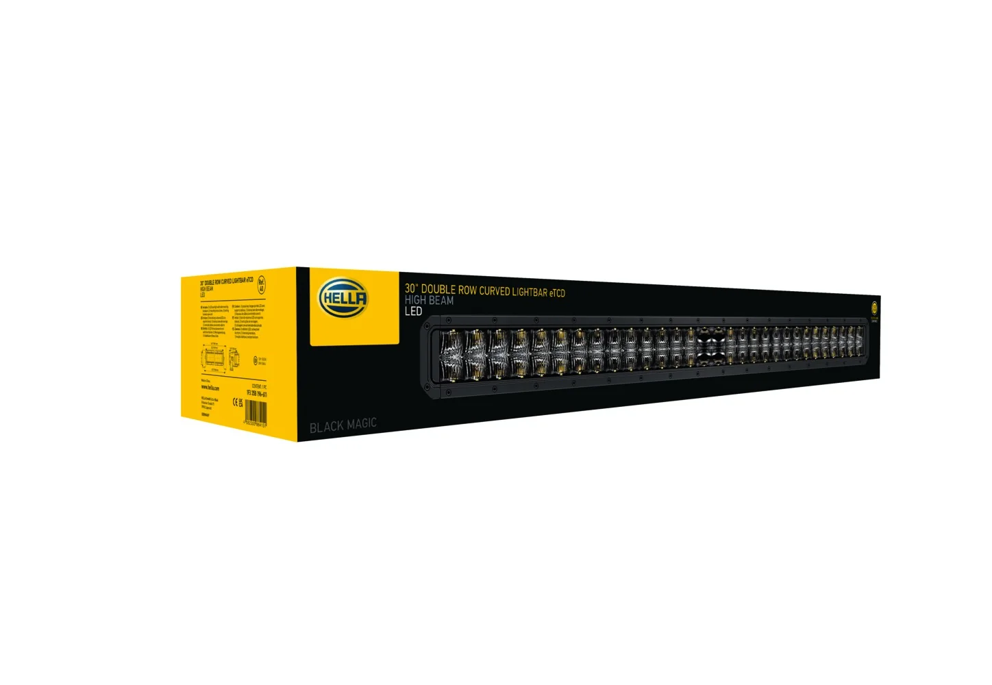 HELLA - 1FJ 358 196-611 - LED-Fernscheinwerfer, Black Magic Tough Lightbar 30", 12/24V, 7900lm