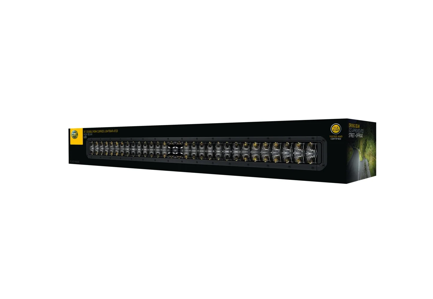 HELLA - 1FJ 358 196-611 - LED-Fernscheinwerfer, Black Magic Tough Lightbar 30", 12/24V, 7900lm
