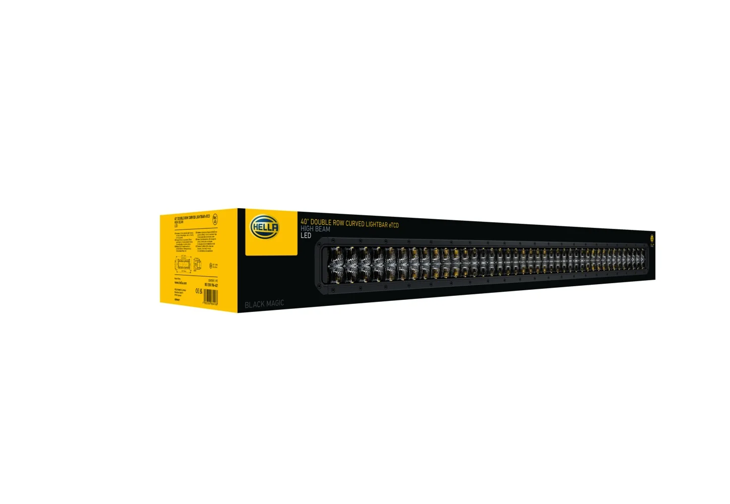 HELLA - 1FJ 358 196-621 - LED-Fernscheinwerfer, Black Magic Tough Lightbar 40", 12/24V, 9222lm