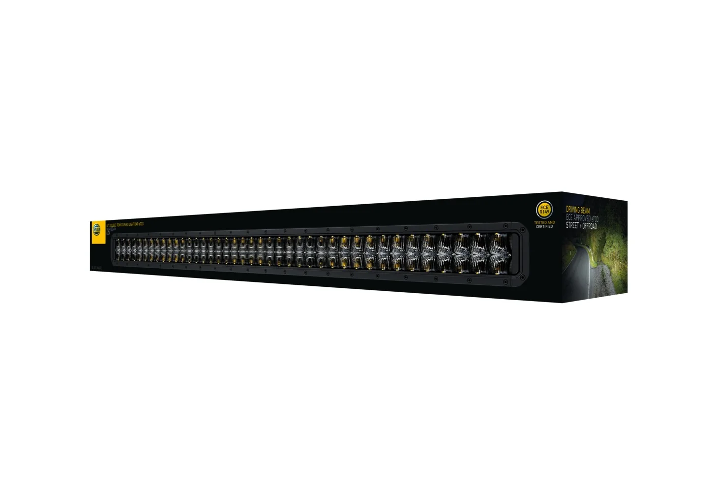 HELLA - 1FJ 358 196-621 - LED-Fernscheinwerfer, Black Magic Tough Lightbar 40", 12/24V, 9222lm