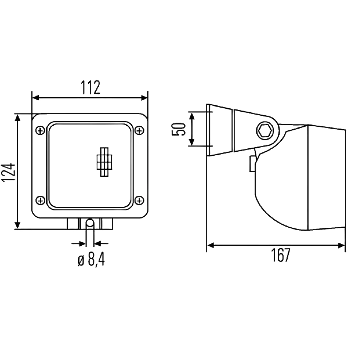 HELLA - 1GA 996 083-011 - Halogen-Arbeitsscheinwerfer, Ultra Beam, 12/24V