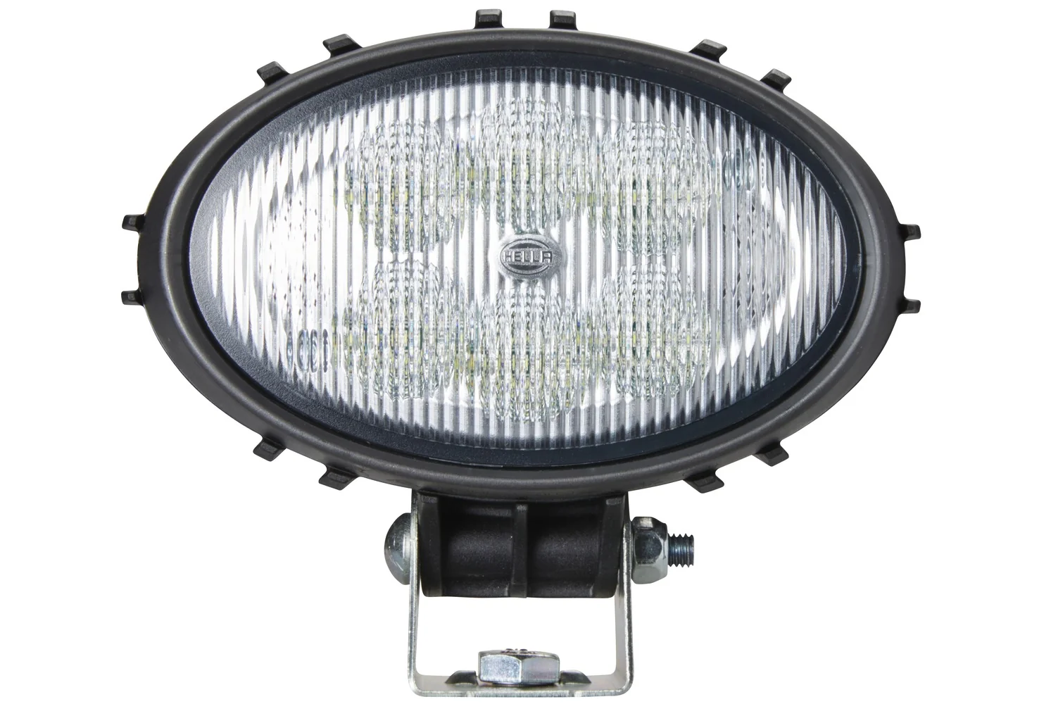 HELLA - 1GA 996 761-101 - LED-Arbeitsscheinwerfer, Oval 100 Compact, 12/24V