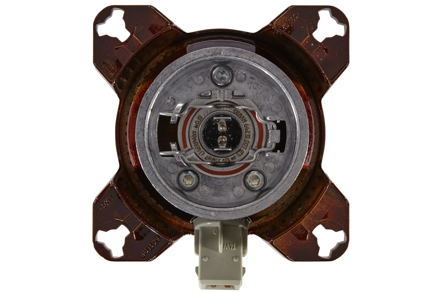 HELLA - 1K0 008 191-001 - FF/Halogen-Scheinwerfereinsatz, Fernscheinwerfer, 90mm Essential, 12V