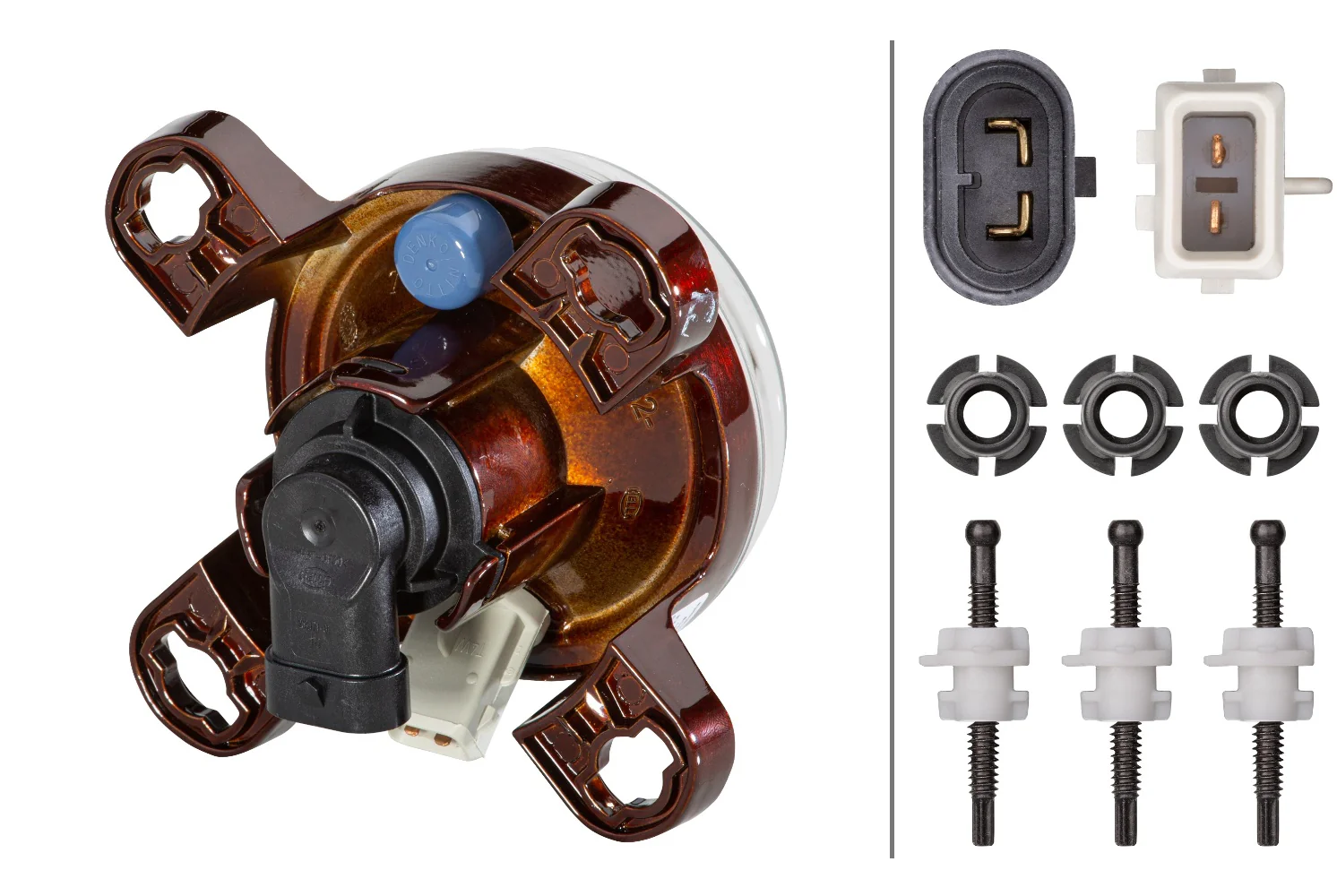 HELLA - 1K0 247 043-097 - DE/FF-Hauptscheinwerfer, 90mm Performance, 24V