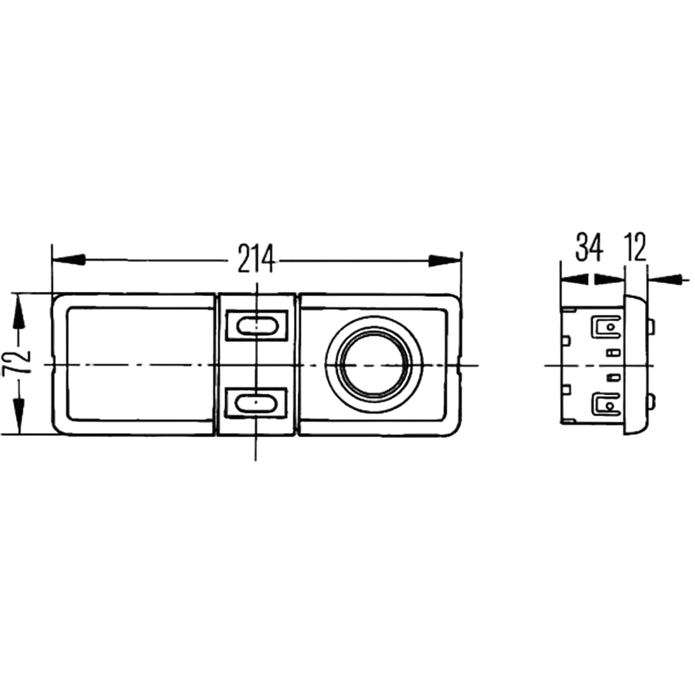 HELLA - 2JA 006 447-041 - Innenraumleuchte, Halogen, 12/24V