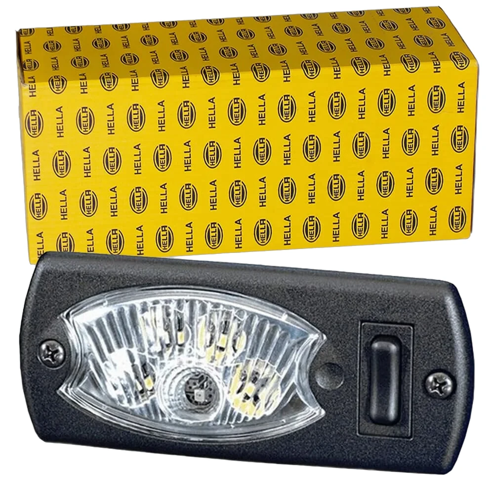 HELLA - 2JA 343 570-011 - Innenraumleuchte, Mini OvalLED, LED, 12V