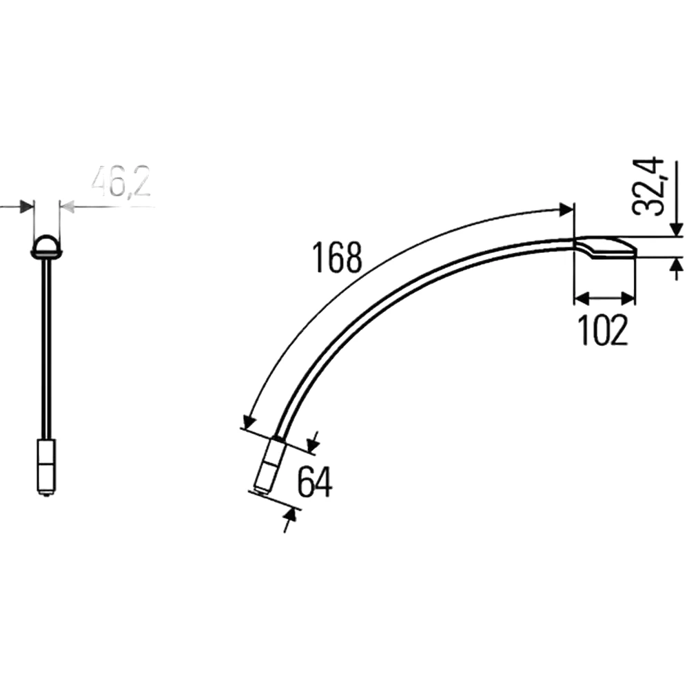 HELLA - 2JA 346 720-081 - Leseleuchte, LED, 24/12V