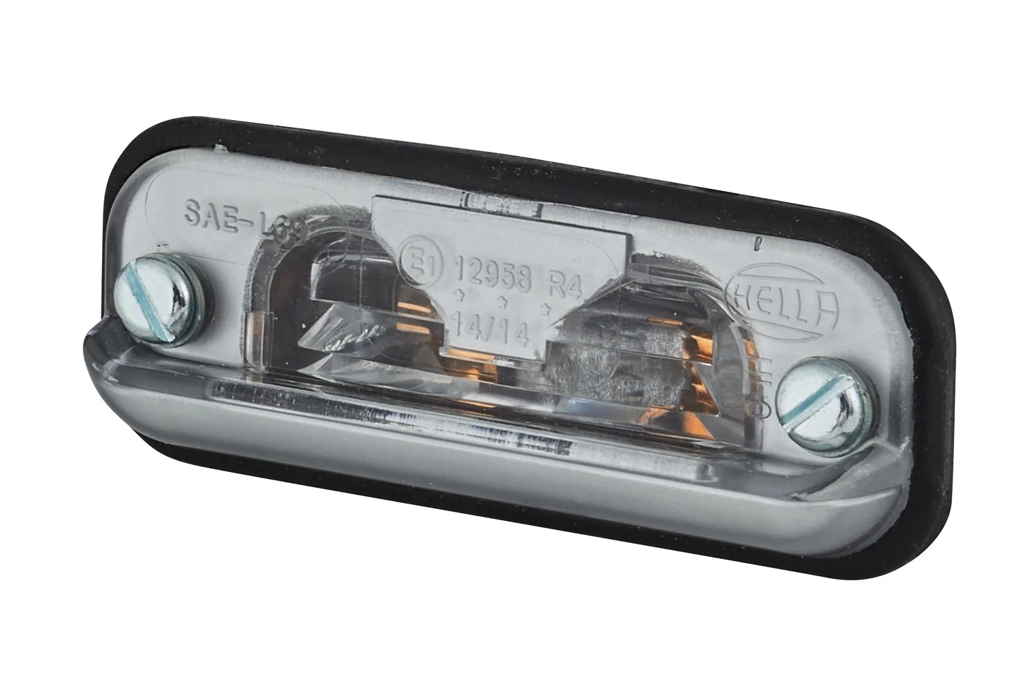 HELLA - 2KA 001 378-001 - Kennzeichenleuchte, Halogen, 12V