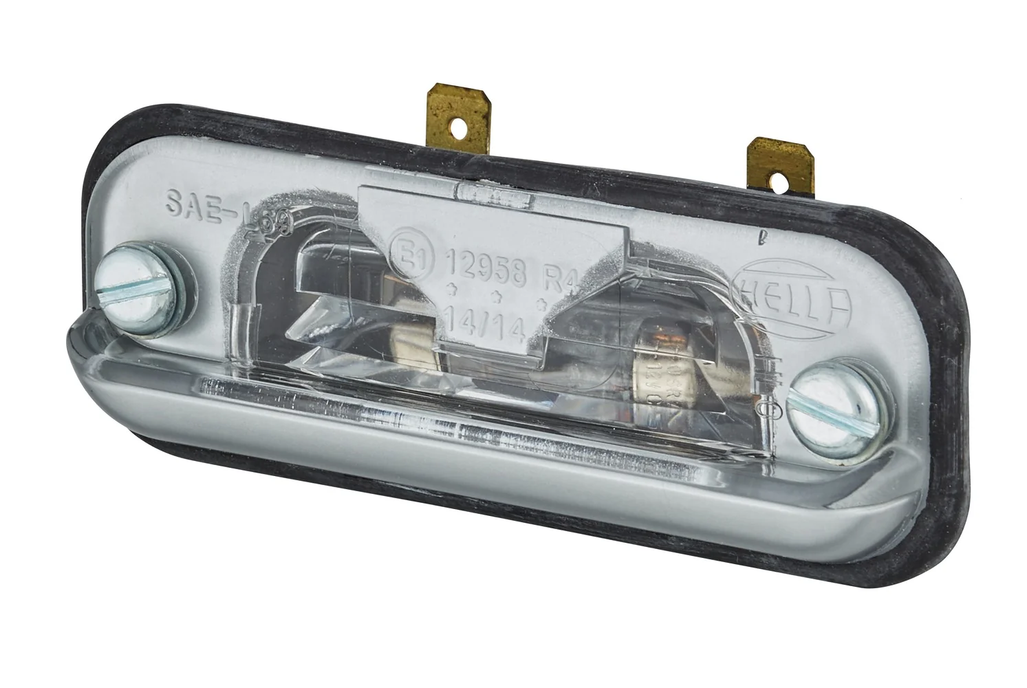 HELLA - 2KA 001 378-121 - Kennzeichenleuchte, Halogen, 12V