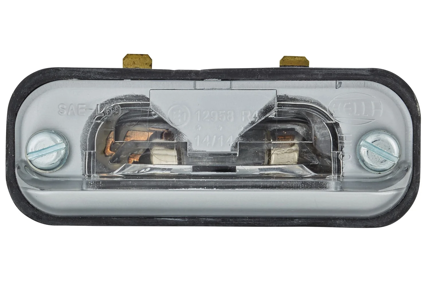 HELLA - 2KA 001 378-121 - Kennzeichenleuchte, Halogen, 12V