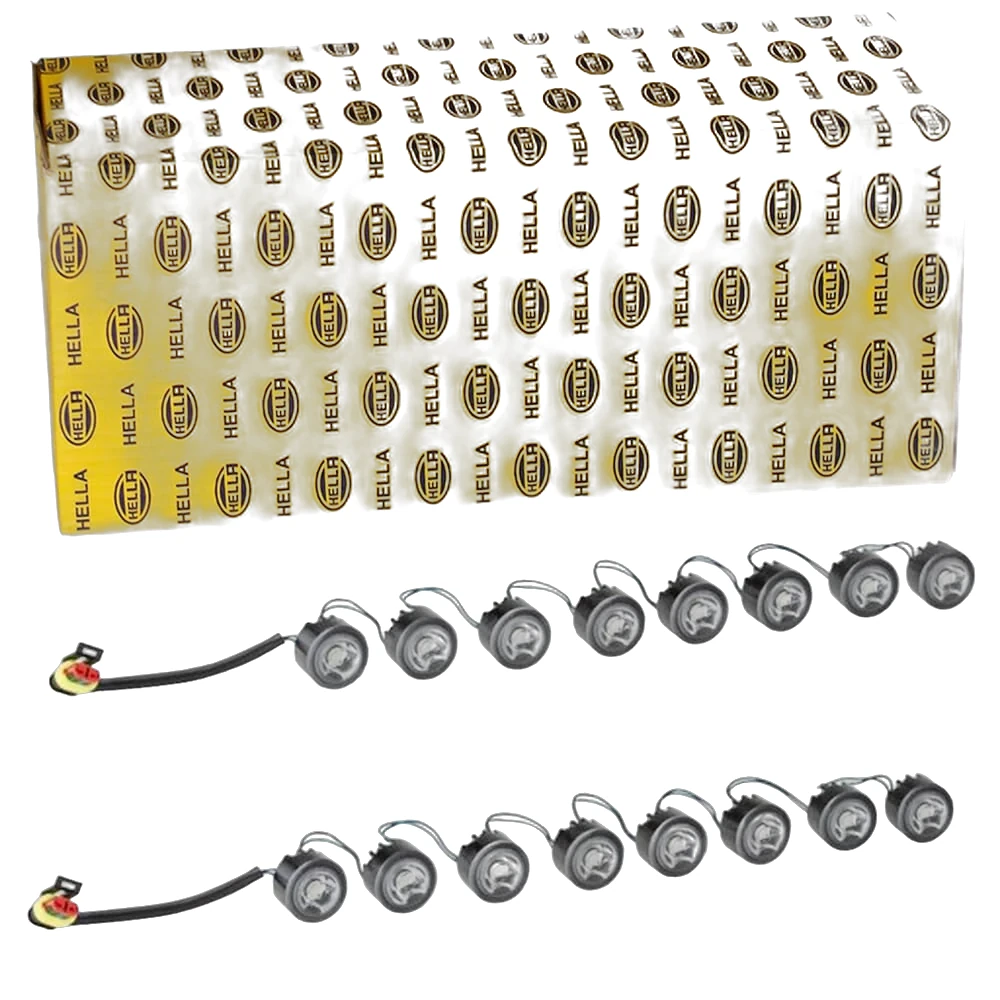 HELLA - 2PT 010 458-741 - LED-Tagfahrleuchtensatz, LEDayFlex, 12/24V