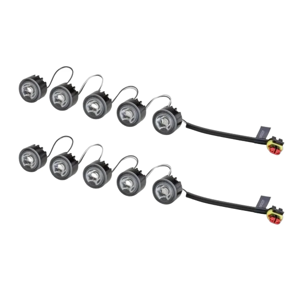HELLA - 2PT 010 458-771 - LED-Tagfahrleuchtensatz, LEDayFlex, 12/24V
