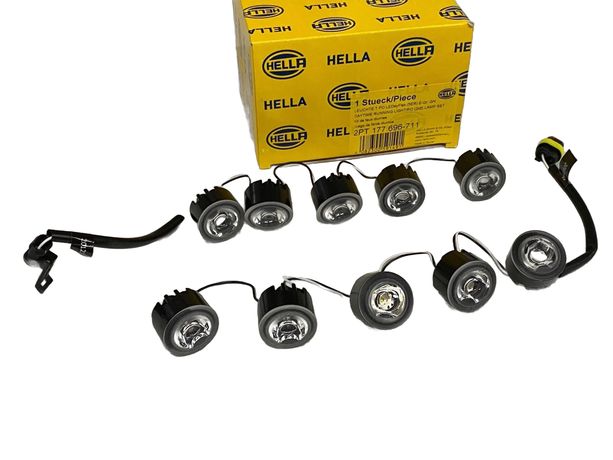 HELLA - 2PT 177 696-761 - LED-Tagfahrleuchtensatz, LEDayFlex, 24/12V