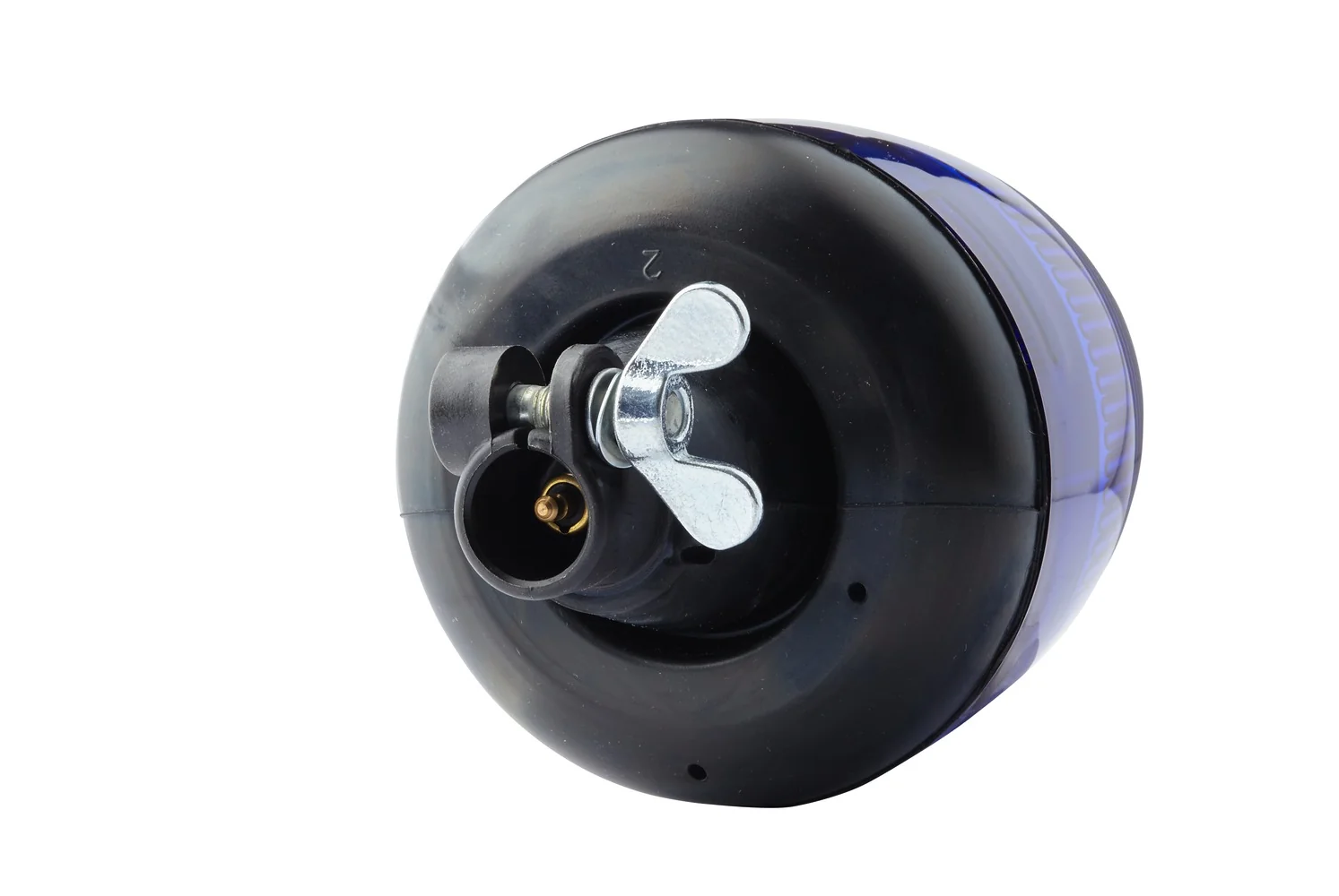 HELLA - 2RL 006 846-111 - Halogen-Rundumkennleuchte, KL Rotaflex, 24V, blau