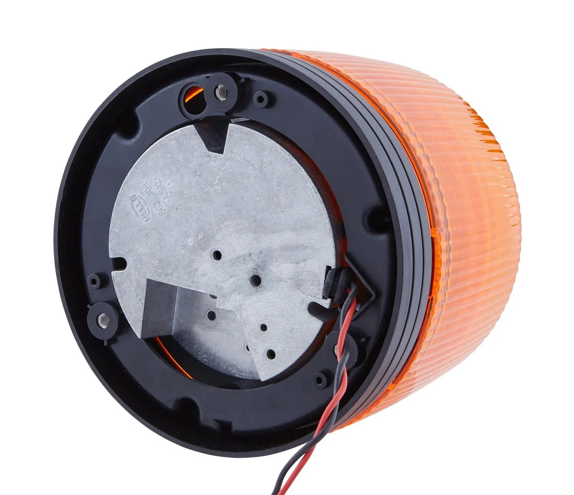 HELLA - 2RL 007 017-061 - Xenon-Rundumkennleuchte, KLX, 12V, gelb (amber)