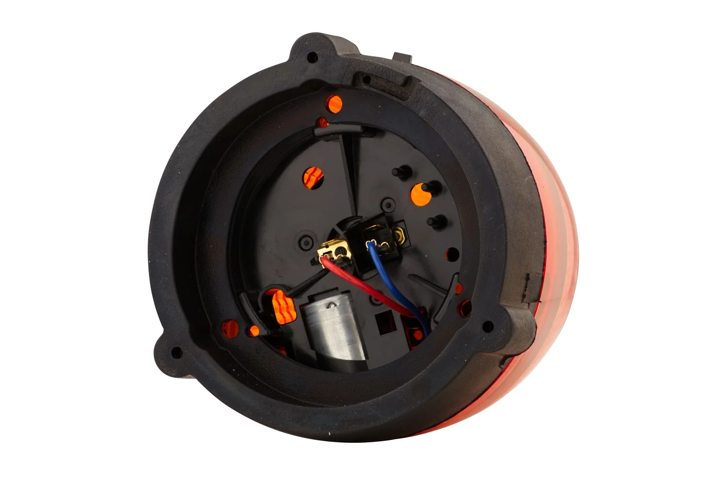 HELLA - 2RL 007 337-001 - Halogen-Rundumkennleuchte, KL Rotafix, 12V, gelb (amber)