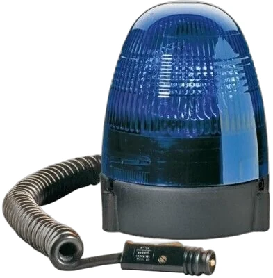 HELLA - 2RL 007 337-121 - Halogen-Rundumkennleuchte, KL Rotafix, 12V, blau