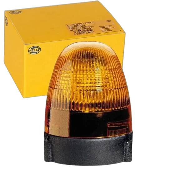 HELLA - 2RL 007 337-121 - Halogen-Rundumkennleuchte, KL Rotafix, 12V, blau