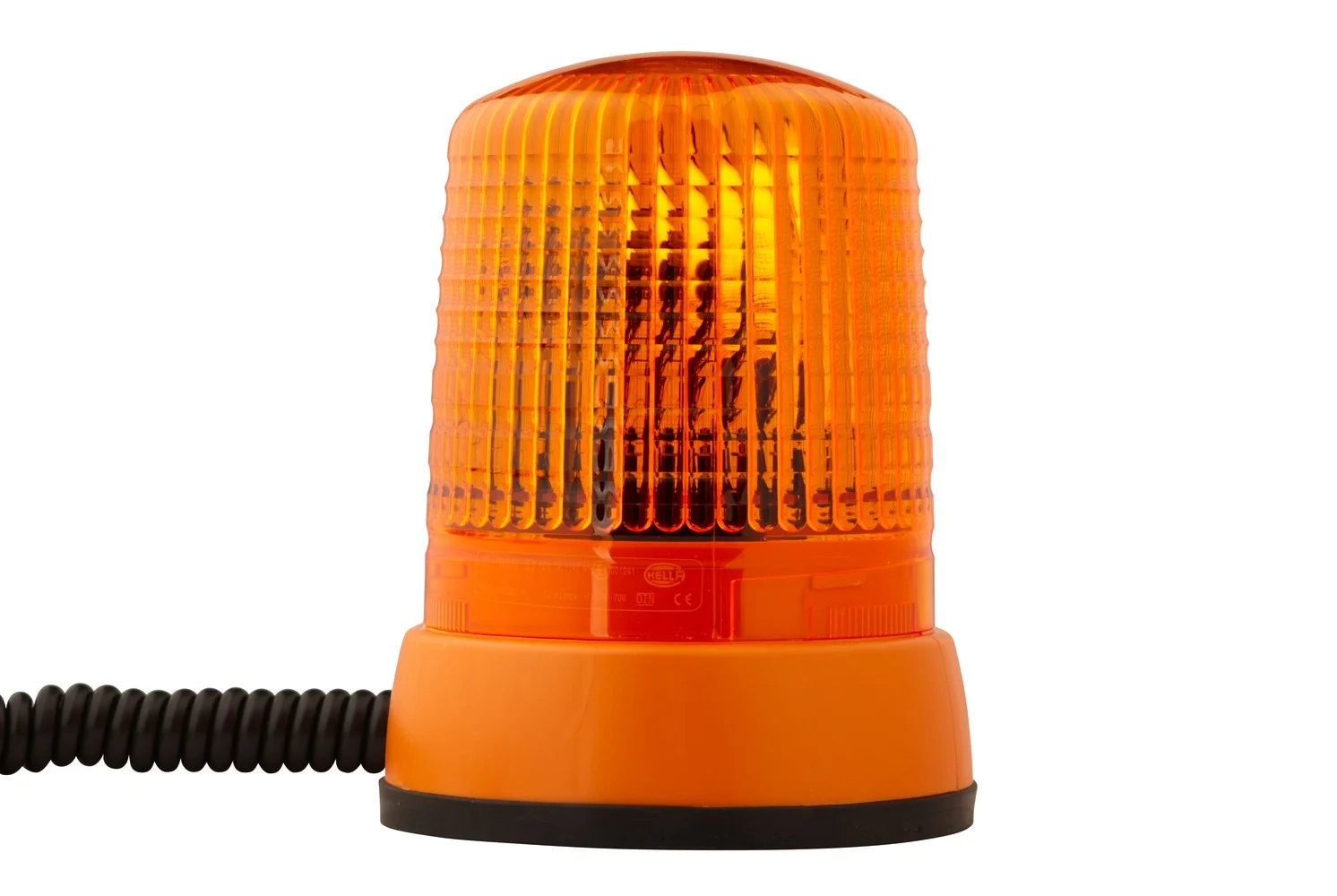 HELLA - 2RL 008 062-111 - Halogen-Rundumkennleuchte, KL 7000, 24V, gelb (amber)