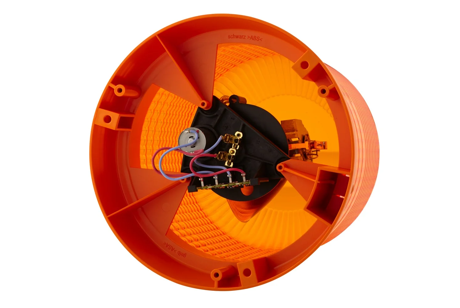 HELLA - 2RL 008 065-111 - Halogen-Rundumkennleuchte, KL 8000, 24V, gelb (amber)