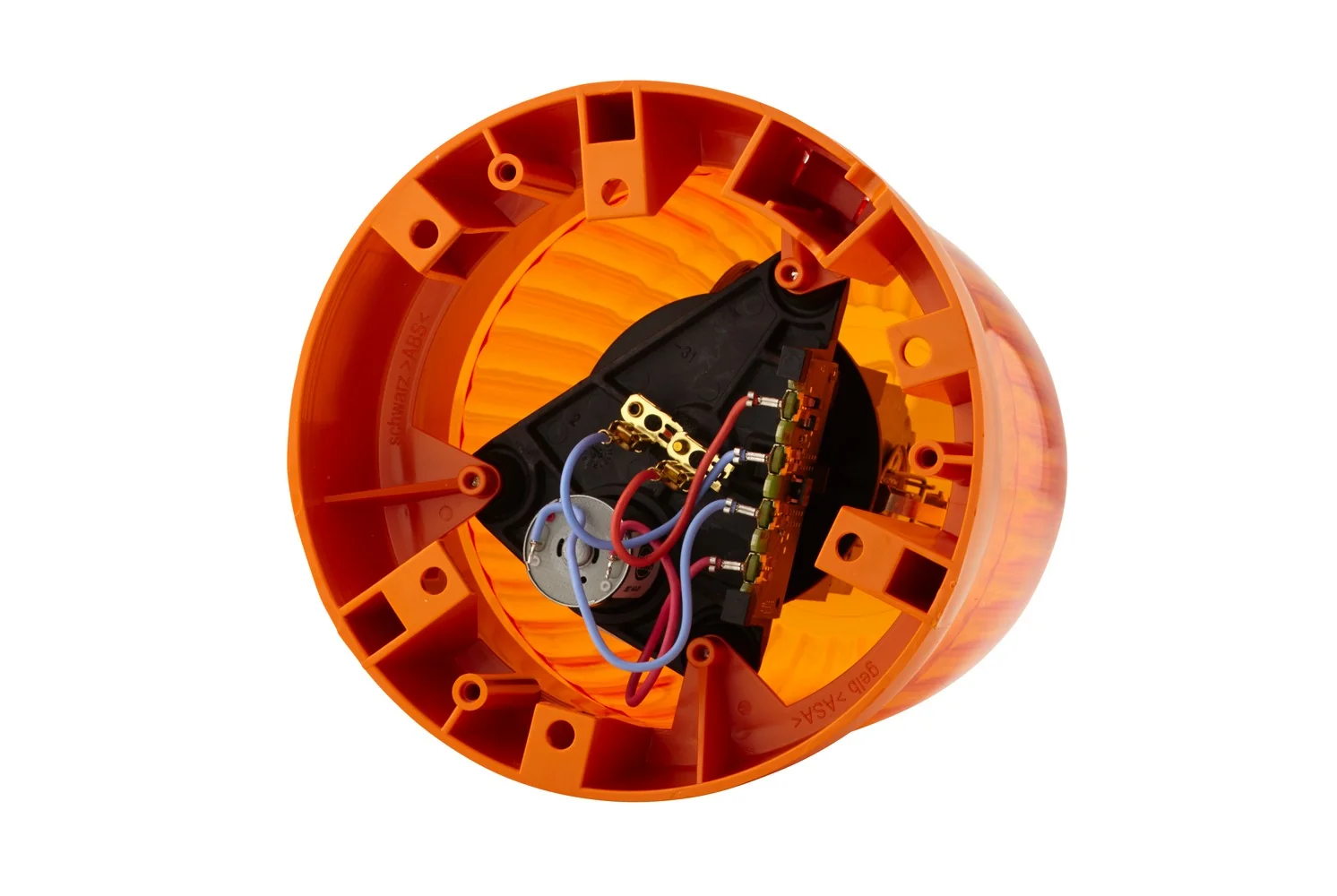 HELLA - 2RL 008 727-011 - Halogen-Rundumkennleuchte, KL Junior, 24V, gelb (amber)