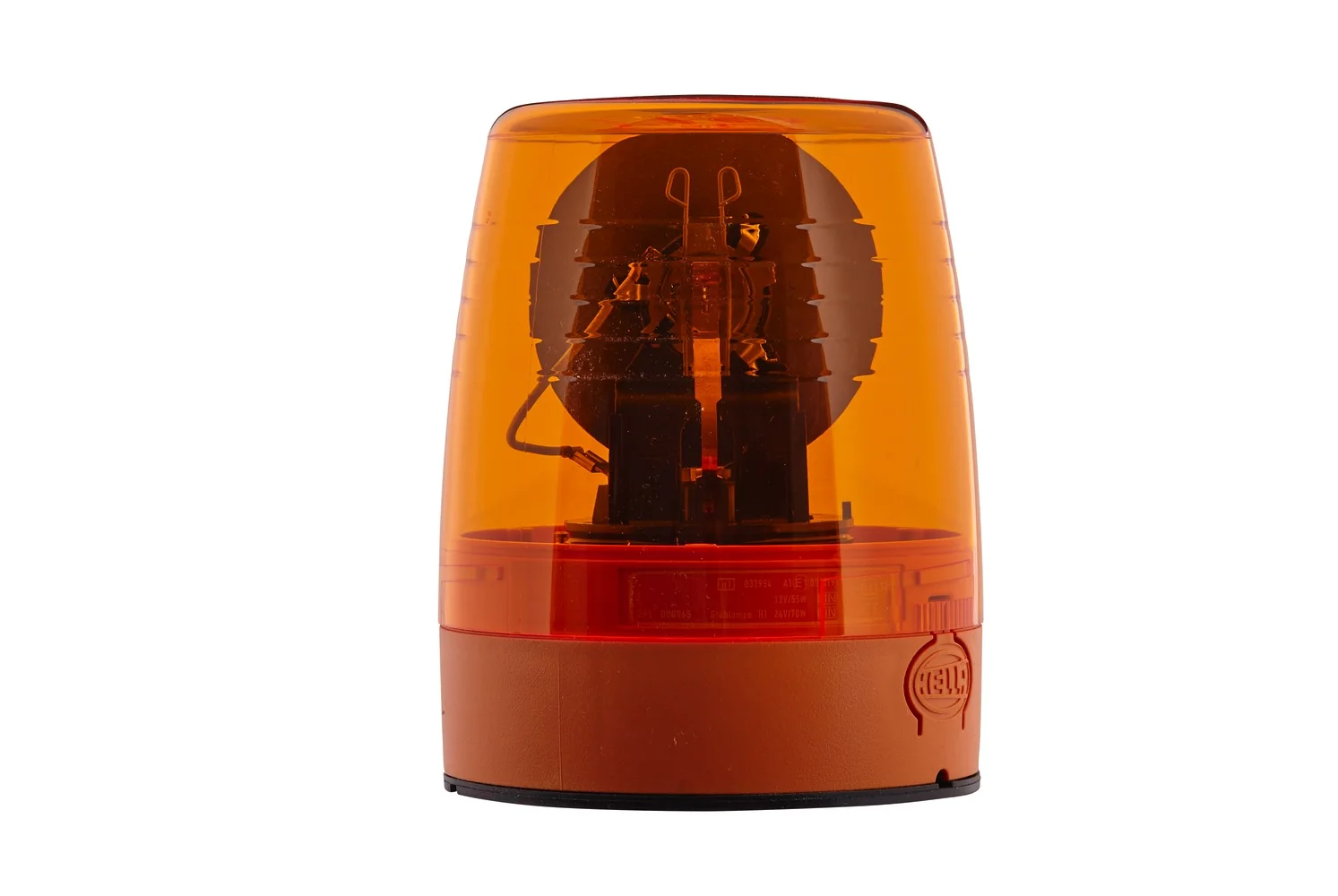 HELLA - 2RL 008 965-001 - Halogen-Rundumkennleuchte, KL JuniorPlus, 12V, gelb (amber)